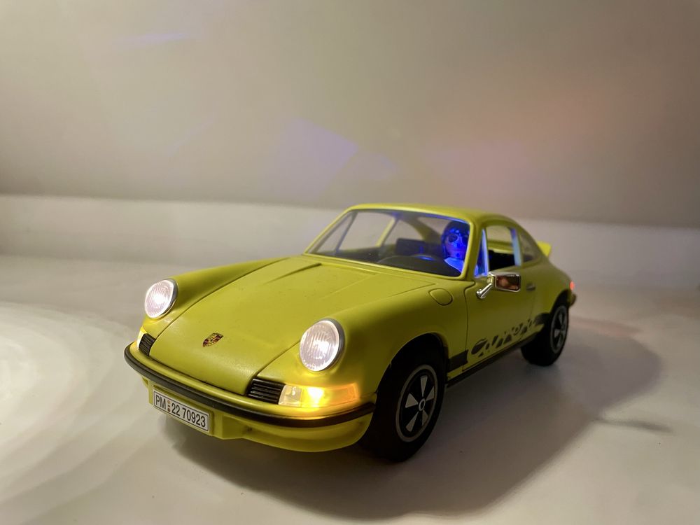 Auto Playmobil 70923 Porsche 911 Carrera RS swiatla custom