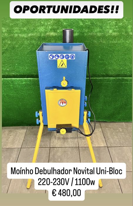 Moinho debulhador Novital Uni-Bloc novo