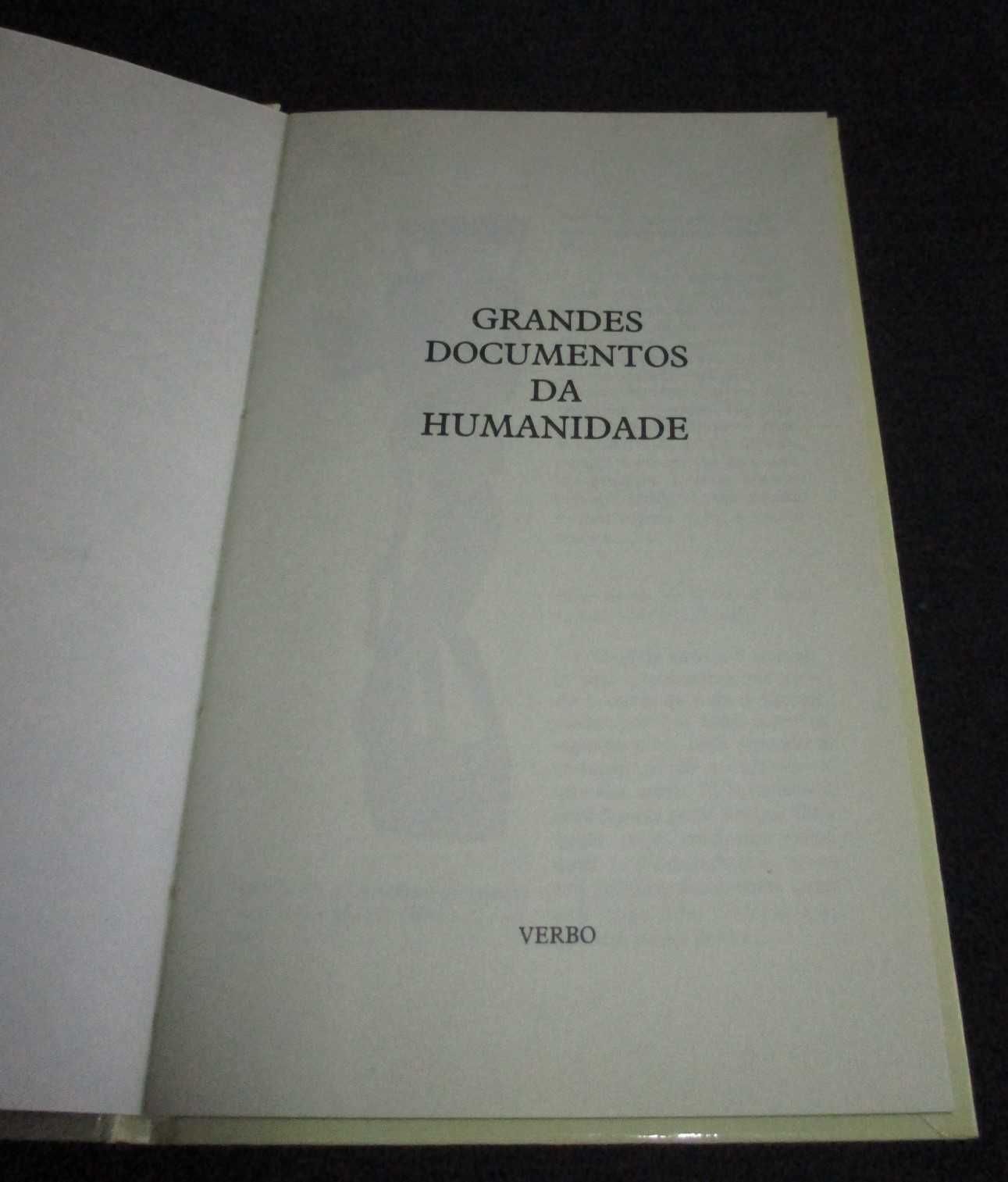 Livro Grandes Documentos da Humanidade Verbo