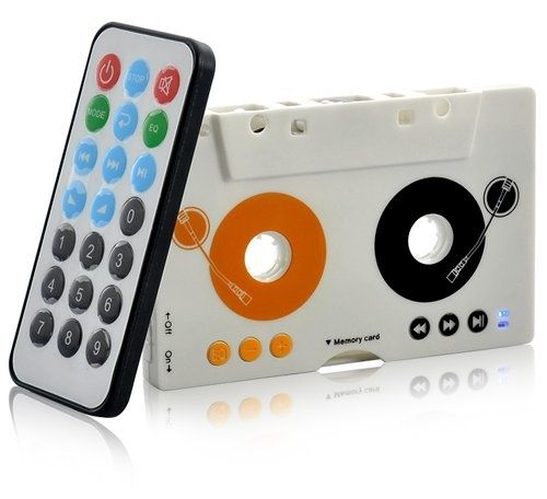 Kaseta adapter transmiter mp3 SD, bez kabli do radia auta, magnetofonu