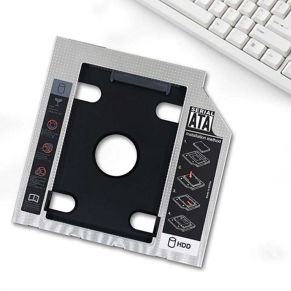 Фрейм переходник с DVD на SSD | Карман для ноутбука | 9.0 / 9.5 / 12.7