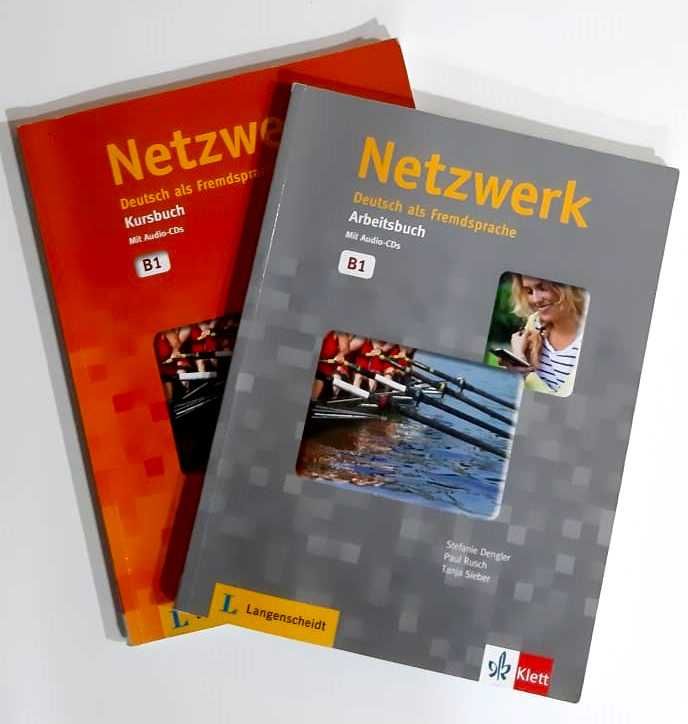 Livro de Alemão: Netzwerk B1, Kursbuch, Arbeitsbuch e CDs