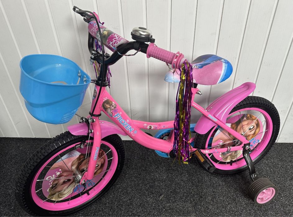 Rower 16 cali Frozen Kraina Lodu Rowerek dla dziewczynki 2025r