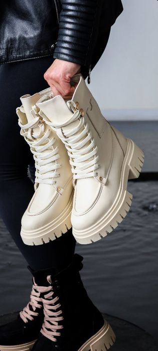 ПУХА! 38р натуральна шкіра Зимові жіночі ботинки черевики