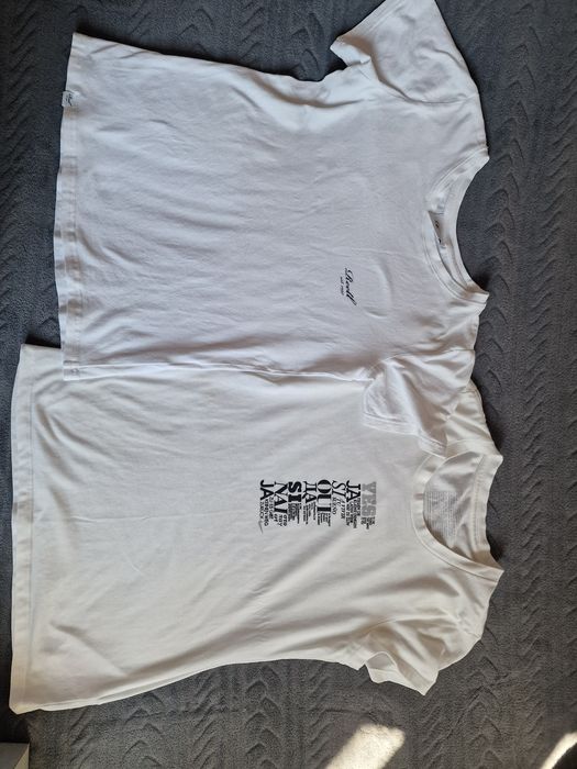 Biały t-shirt Reell i Nike rozm.S