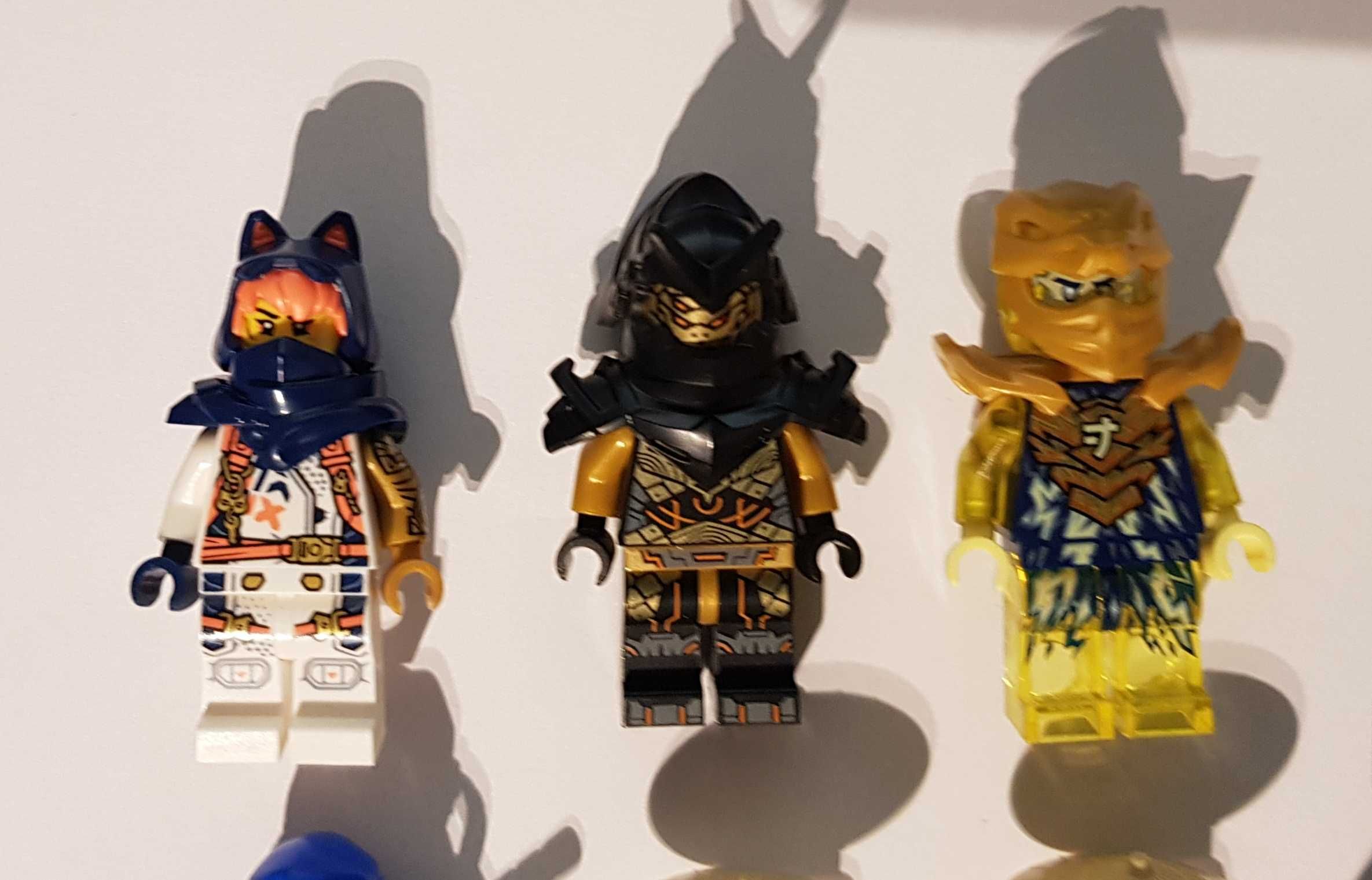 Lego Ninjago figurki Sensei Wu, wojownicy, Jay (Golden Dragon)