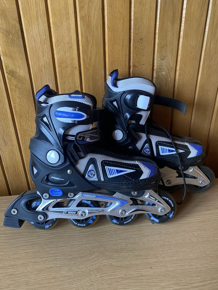 Łyżworolki rolki Freeway GT 3000 prospeed abec5 72 mm rozm 37-40