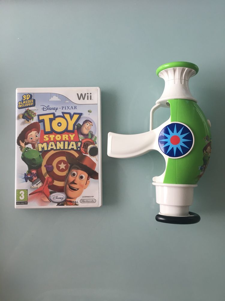 Nitendo Wii Toy Story Mania c/ Pistola + Envio Grátis