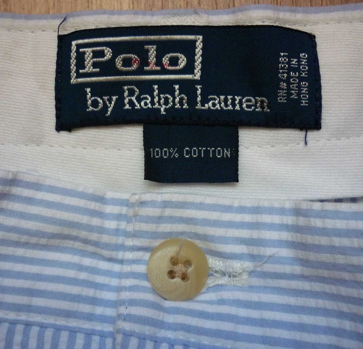 Duże męskie lekkie krótkie spodnie POLO RALPH LAUREN spodenki 3XL W42