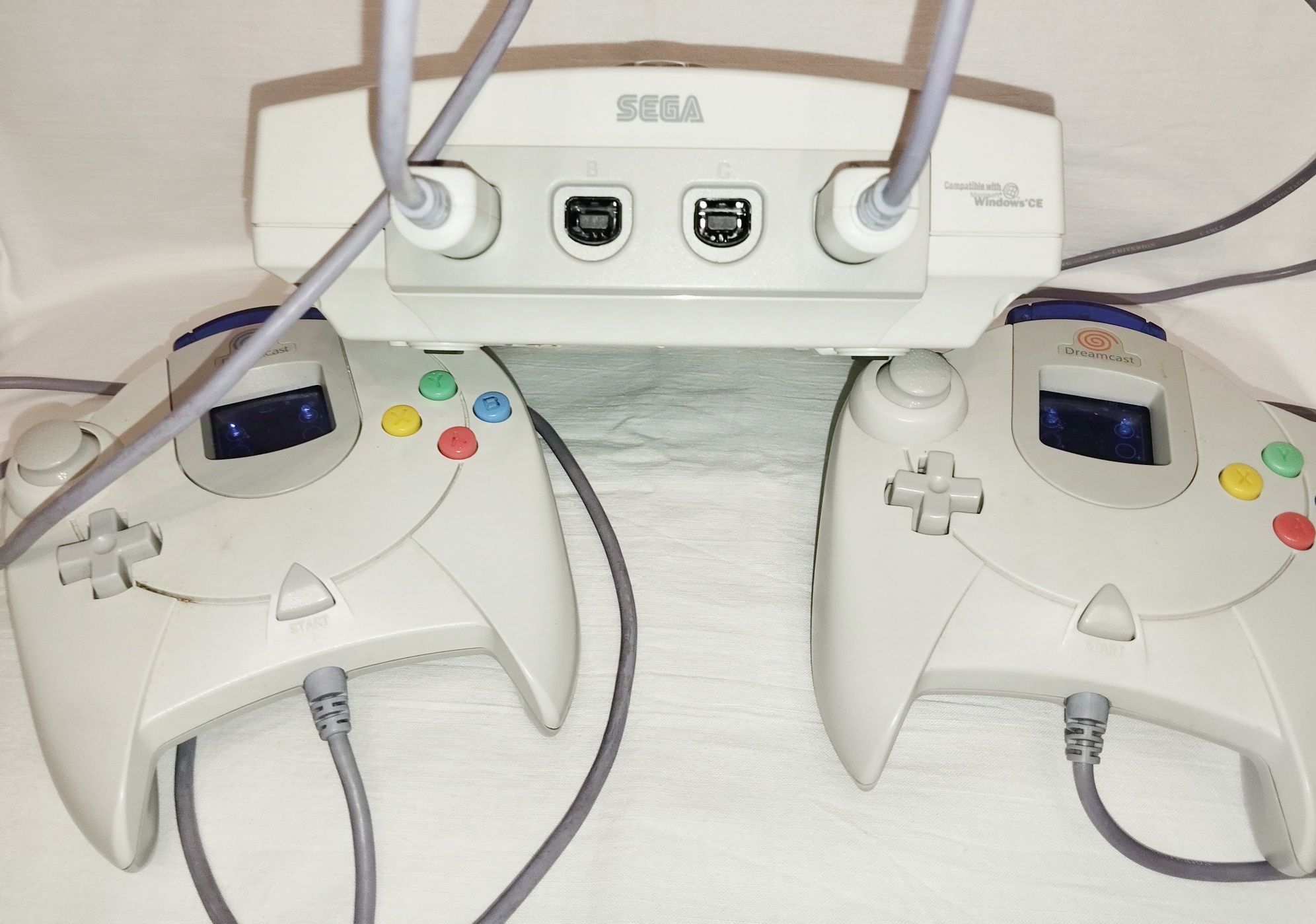Sega DreamCast ігрова консоль, з дисками