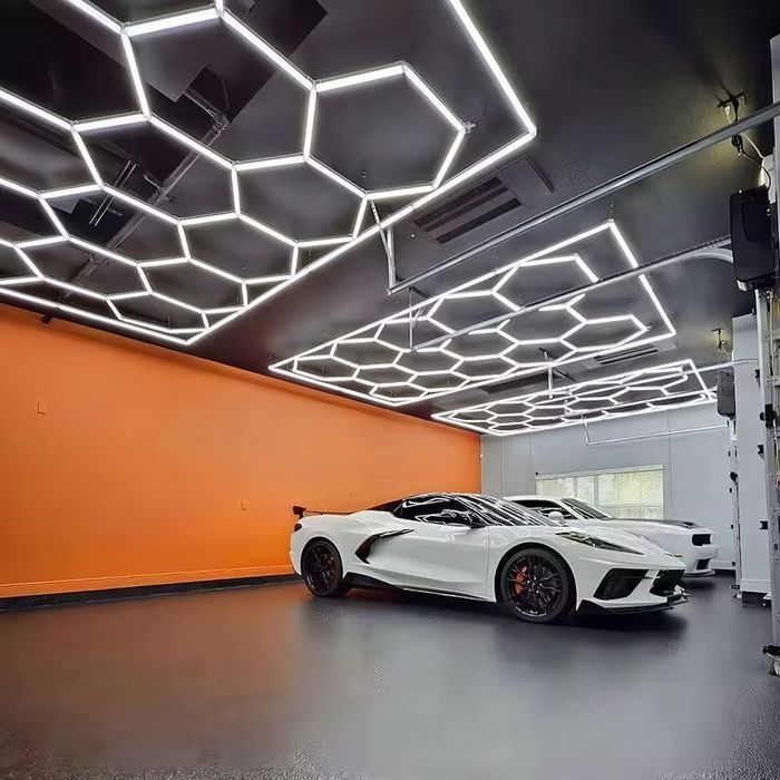 Світильник соти / шестиугольник / детейлінг