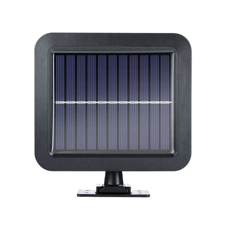 Halogen solar 128 LED na kablu 5m + pilot czujnik ruchu i zmierzchu