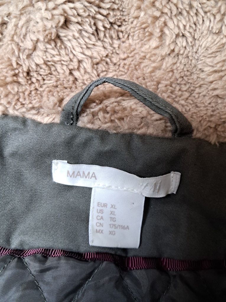 Kurtka jesienna parka ciążowa H&M Mama rozmiar XL