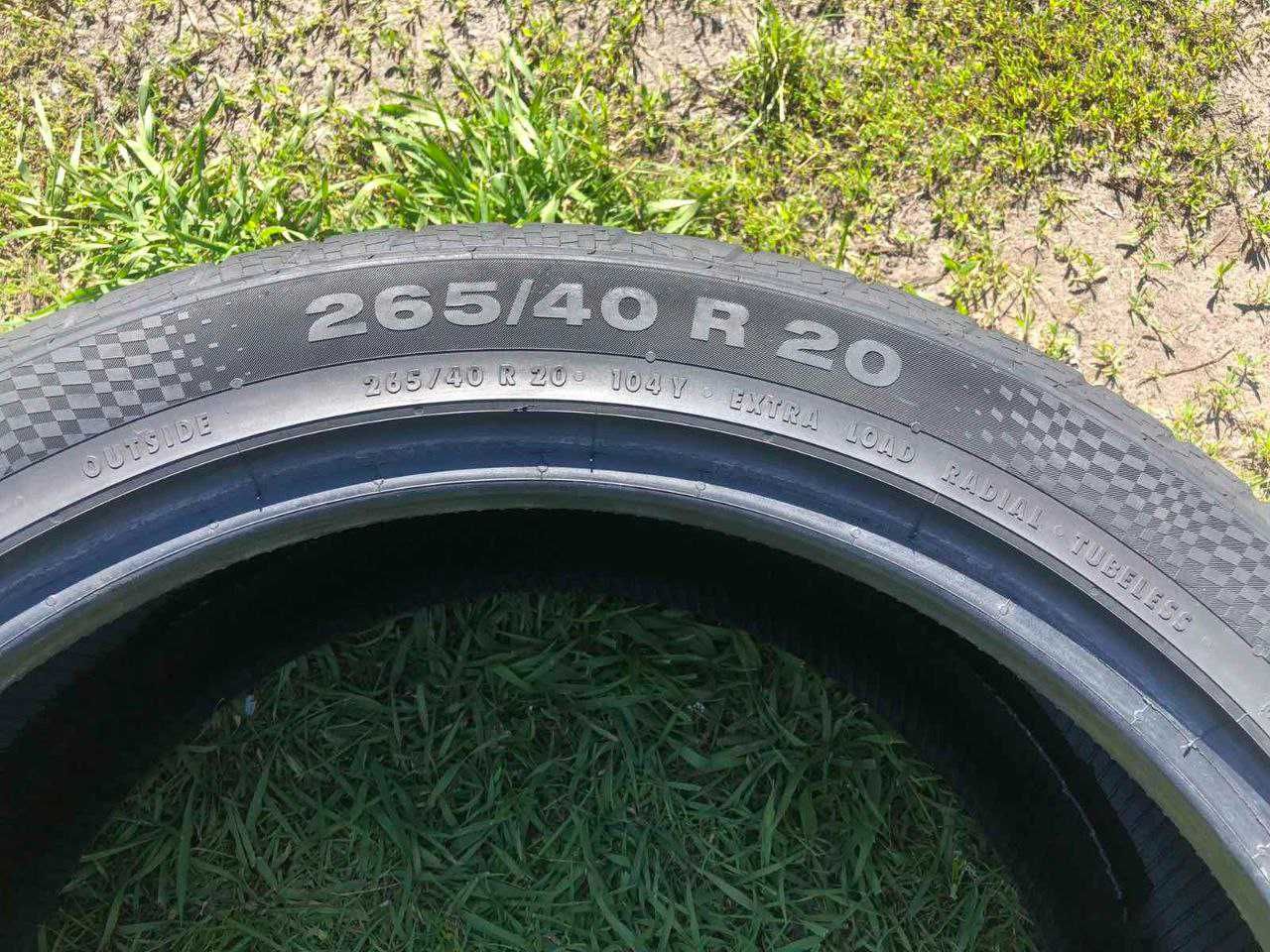 Шины летние Continental ContiSportContact 3 265/40 R20.