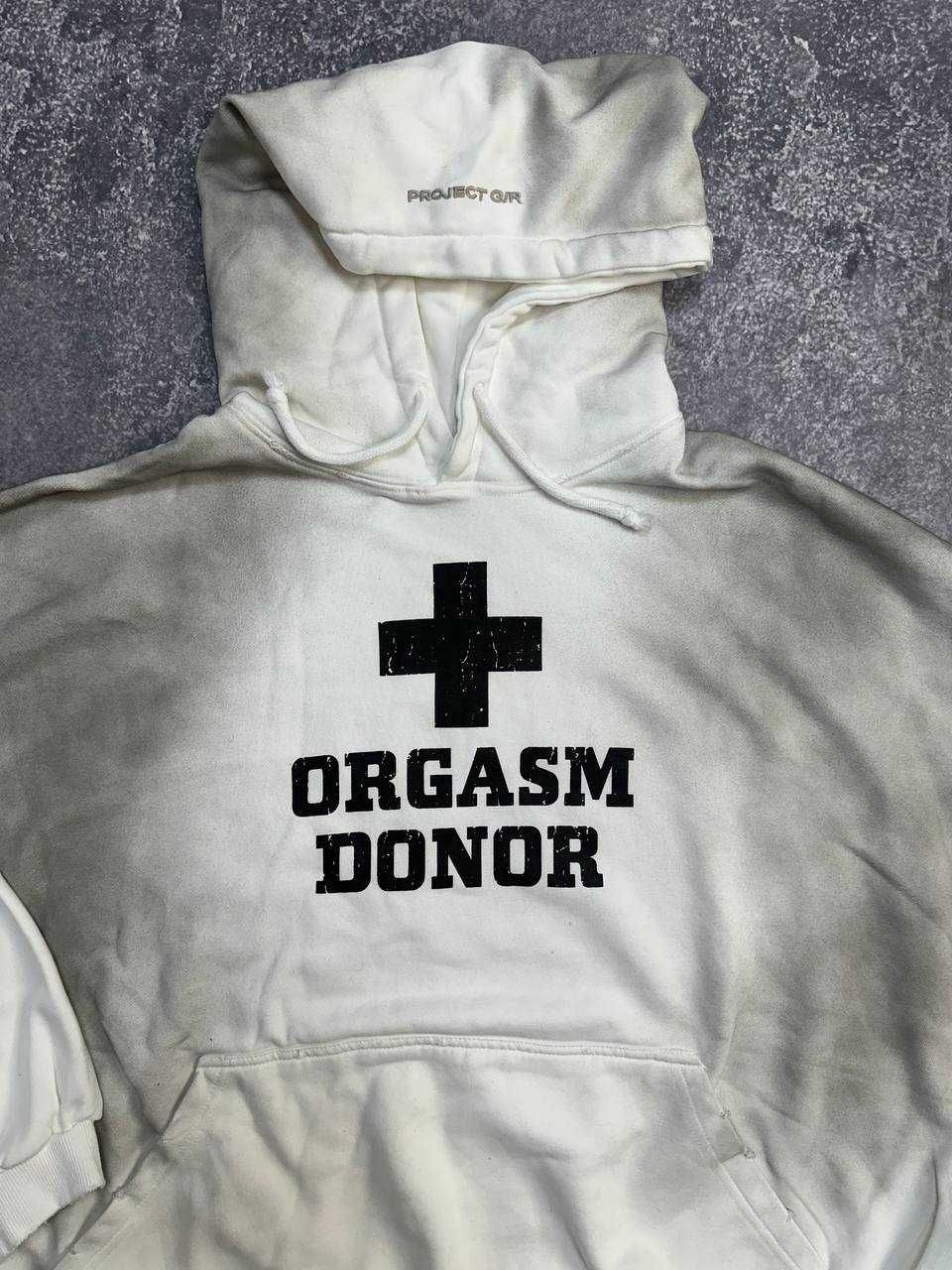 ORGASM DONOR Project G/R Grailz біла белое худи худі  M L
