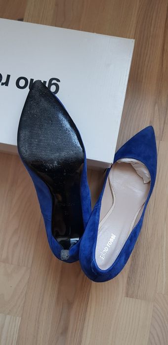 Szpilki Gino Rossi błękitne rozm. 38