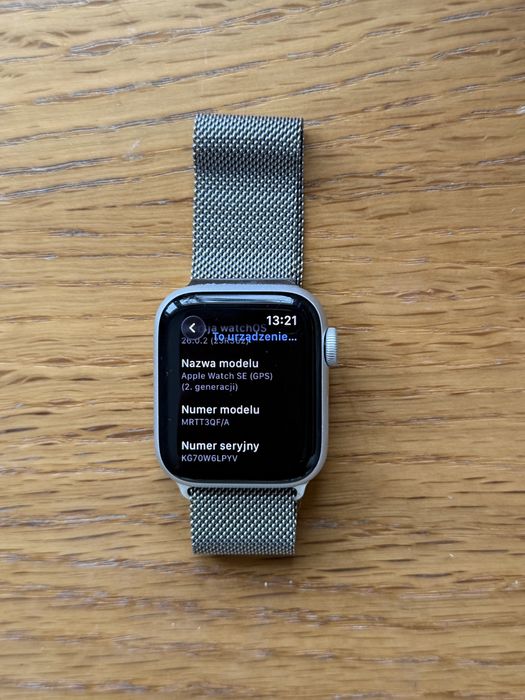 Apple watch SE 2 - 40mm, dobry stan, 87% kondycji baterii