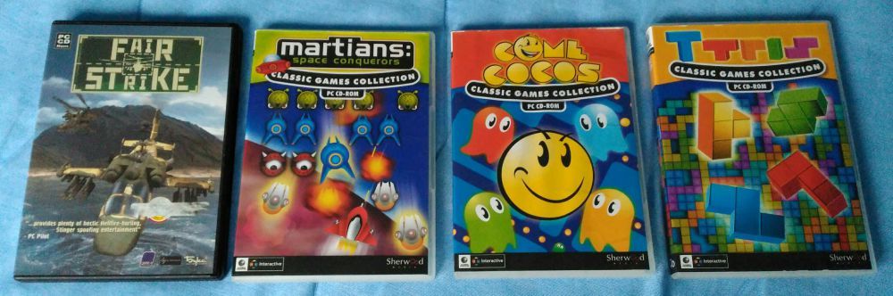 Pac Man - Tetris - Martians - Fair Strike