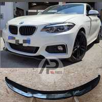 BMW Lip Lamina Frontal F22 F23 Mperformance Preto brilhante