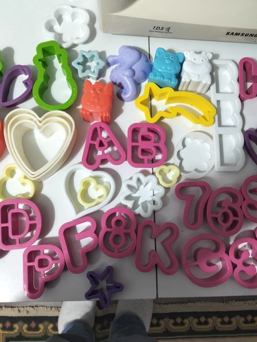 Formas de pastelaria variadas