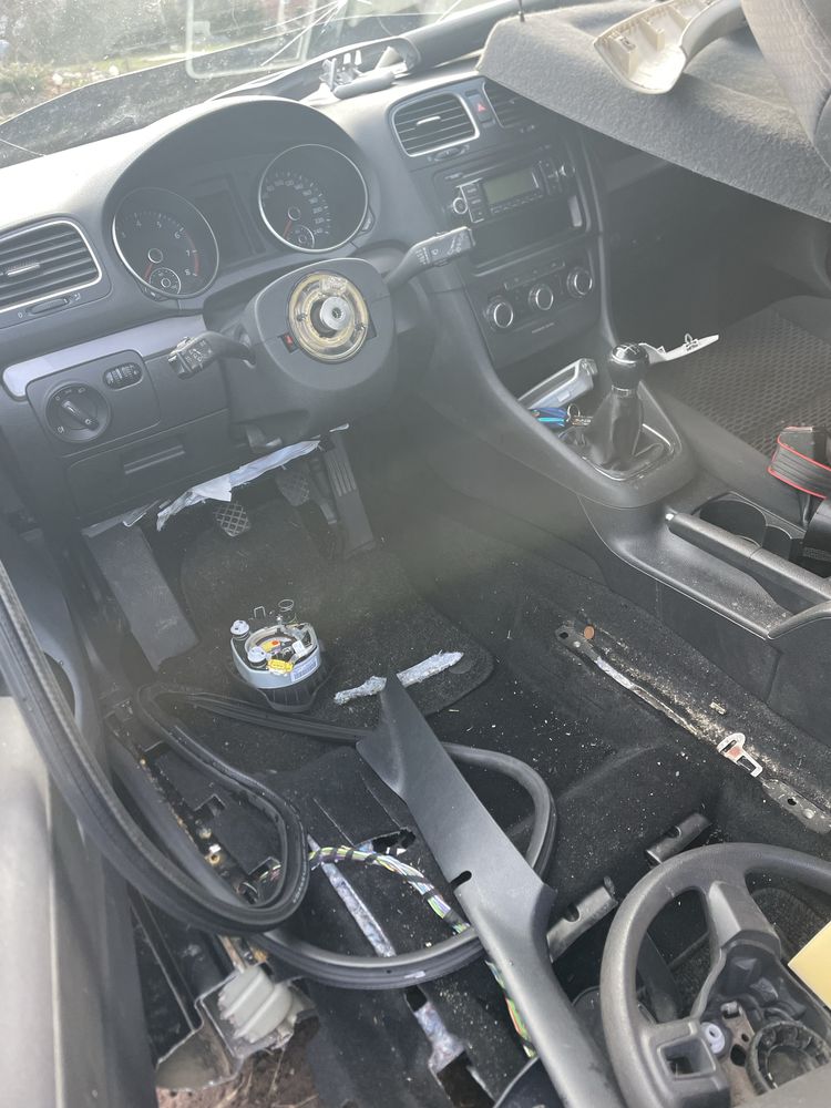 Drzwi lewe Golf 6 VI 3d kompletne zderzak i inne