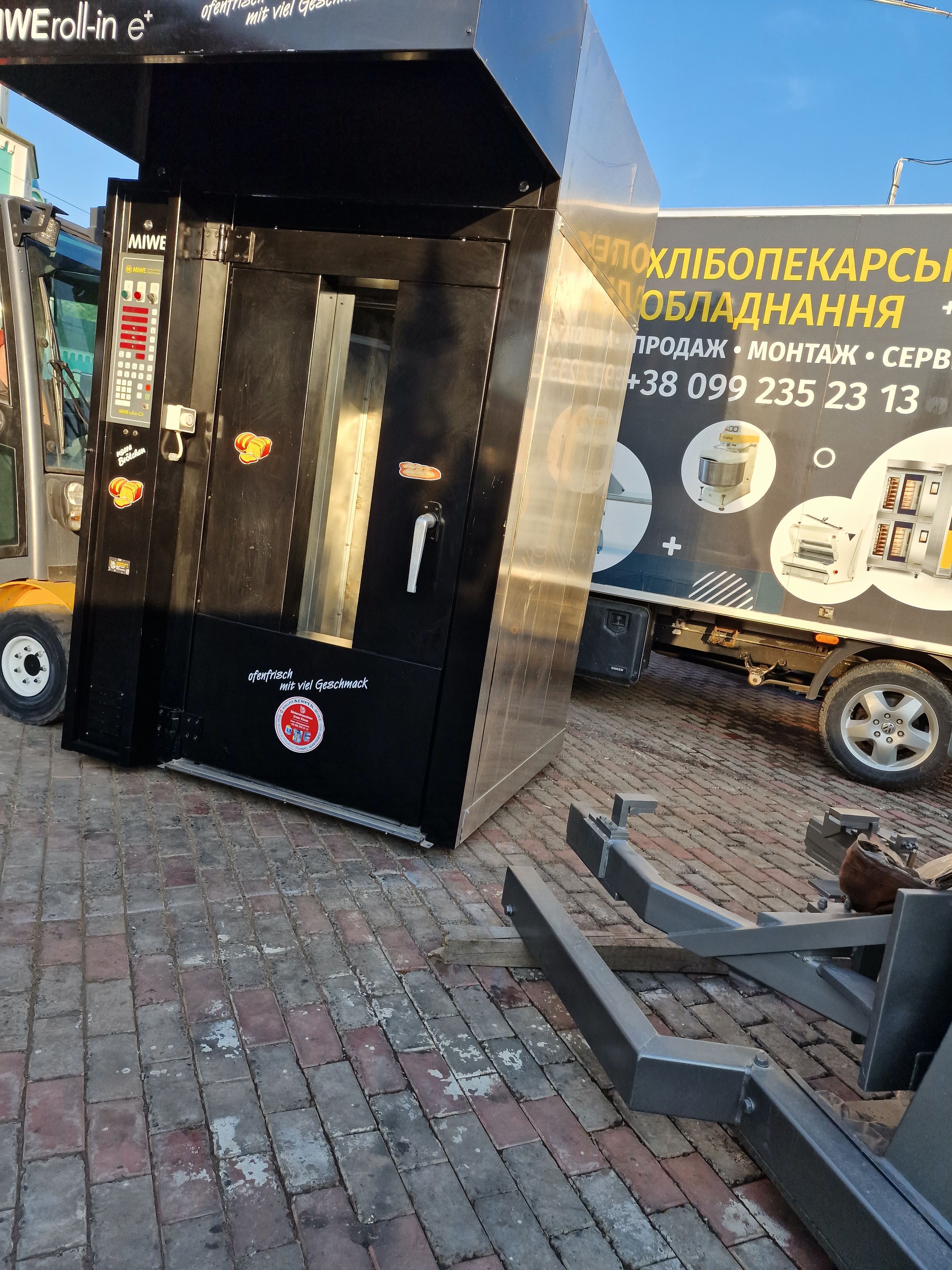 Хлебопечь Хлібопічь Miwe Rollin 60x80 Ротационная печь Gas Diesel