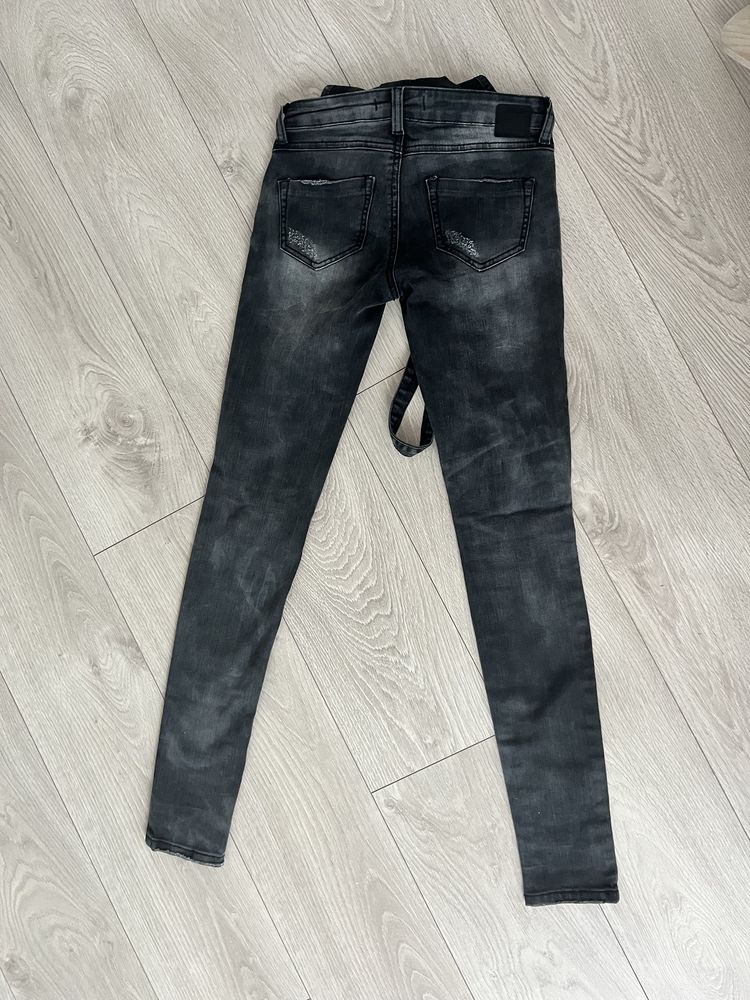 Dwie pary jeansów rurki XXS