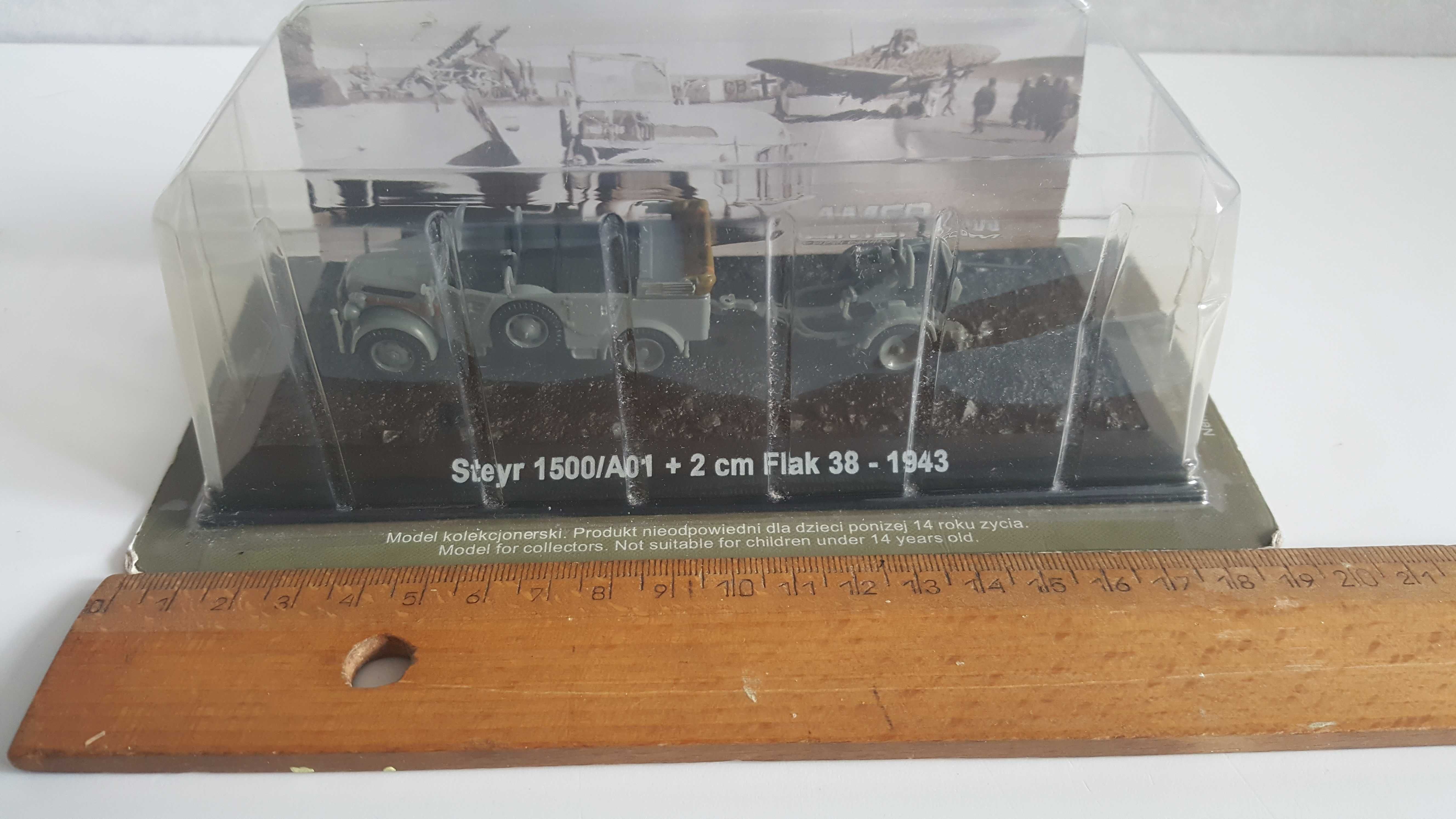 Steyr 1500/A01 skala 1:72 - czołgi, pojazdy wojskowe, wozy bojowe