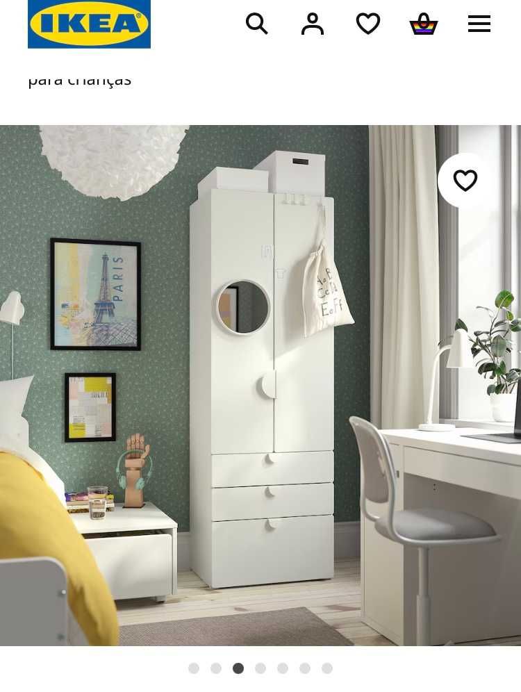 Roupeiro criança ikea