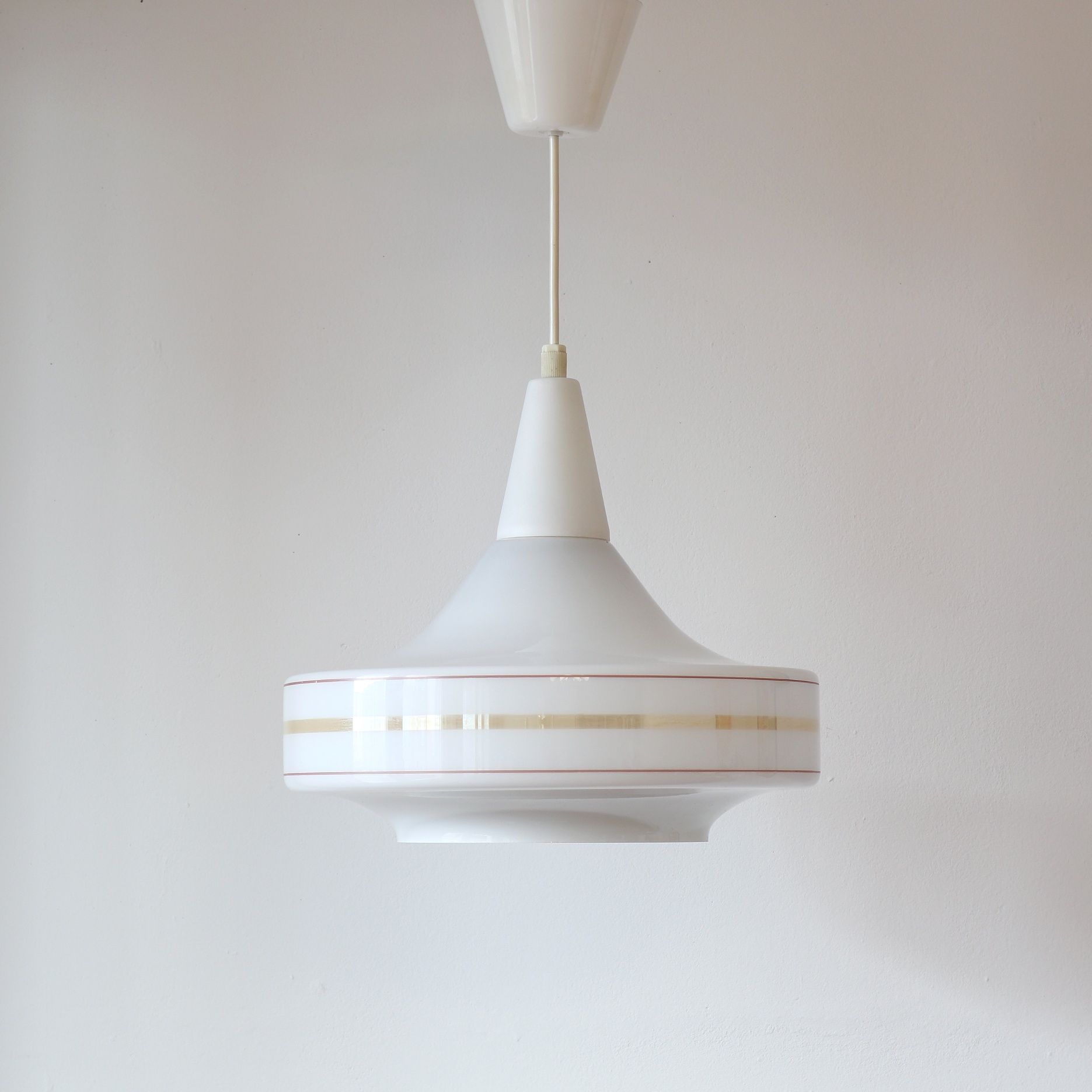 Lampa wisząca Polam Piła Typ 12.Z.028 vintage retro PRL