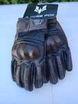 Luvas de Couro Vintage para E-bike, Mota, bike – Proteção e Estilo
