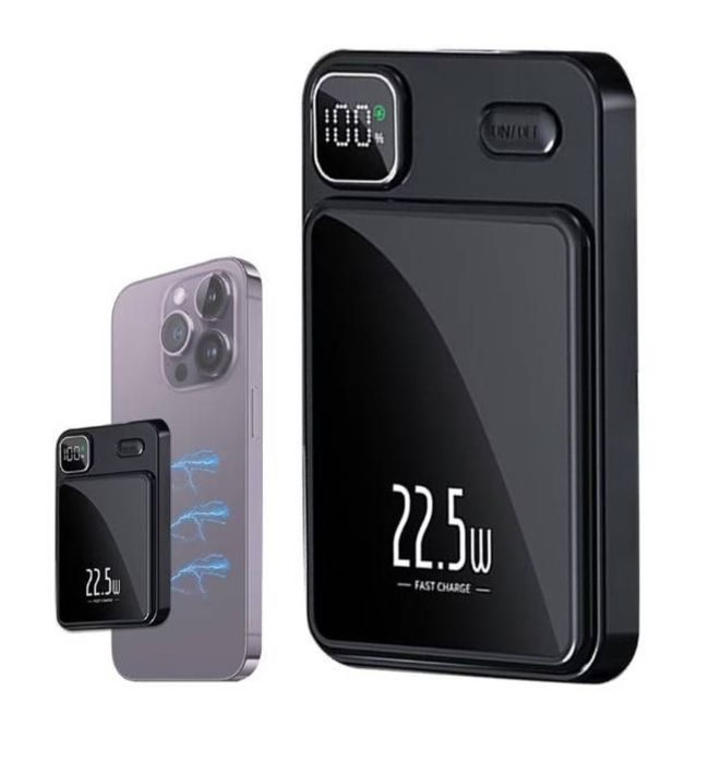 Бездротовий повербанк MagSafe 10000 mah для iphone powerbank battery p