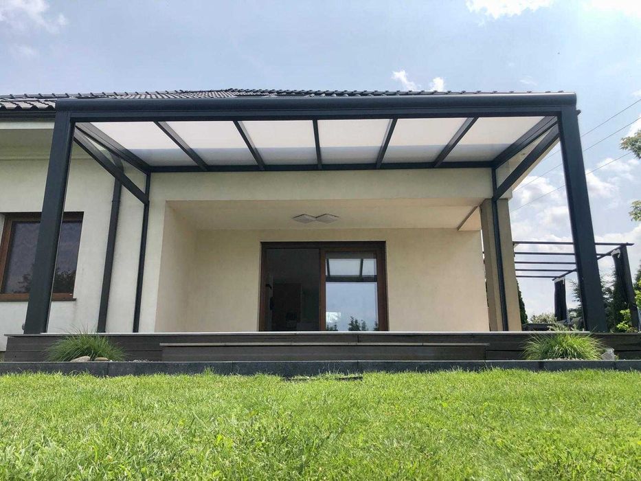 Zadaszenie Tarasu 5x4 5m x 4m z poliwęglanem 16mm PRO każdy wymiar