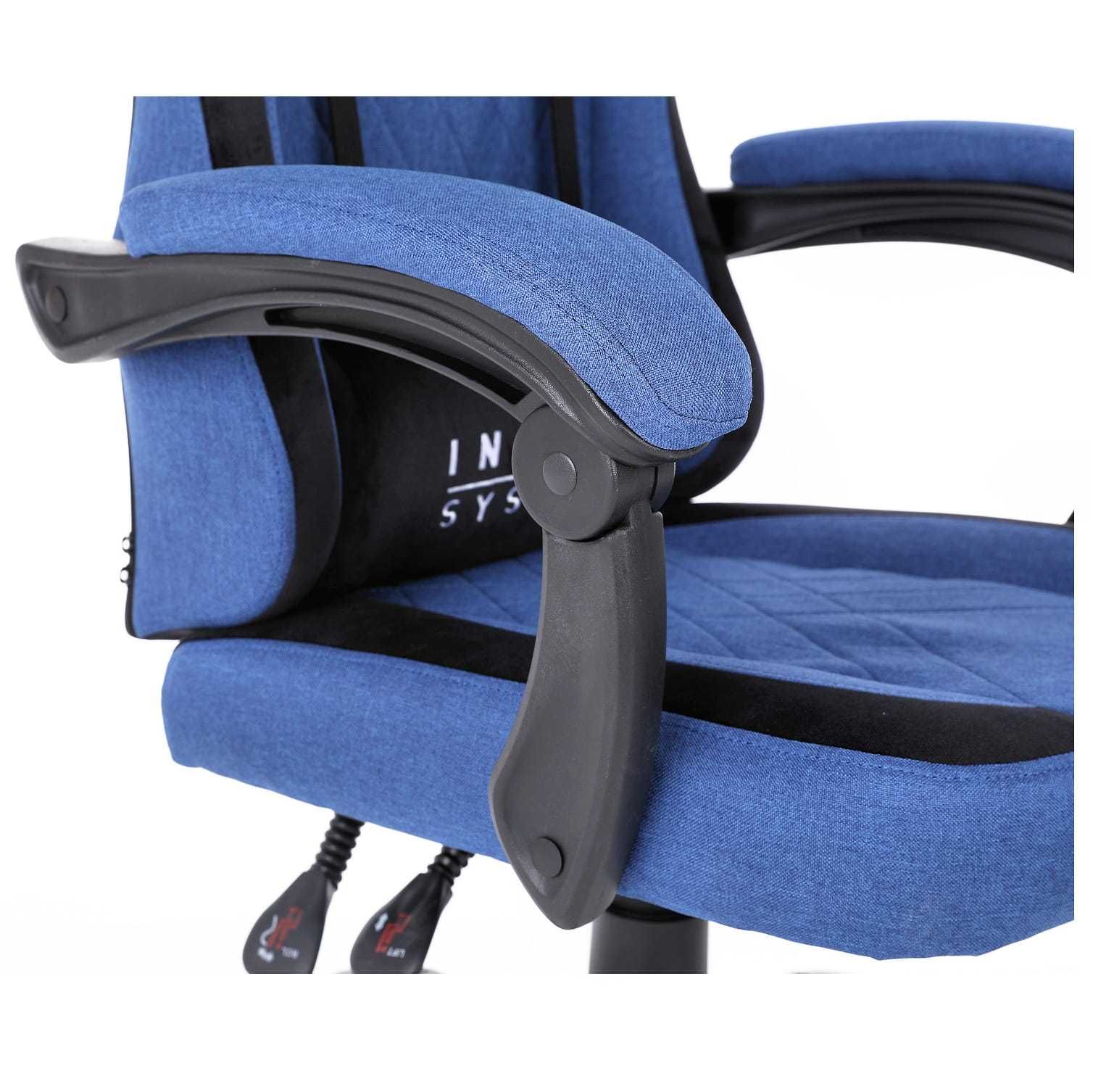 Fotel Gamingowy Infini System z tkaniny kolor Blue