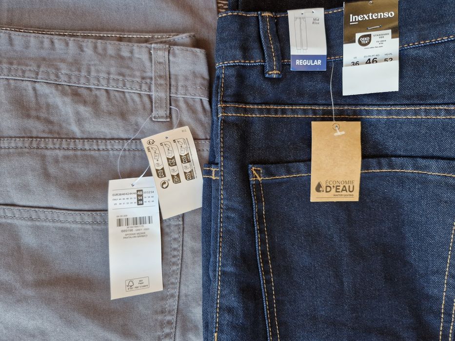 calças de ganga novos xxl