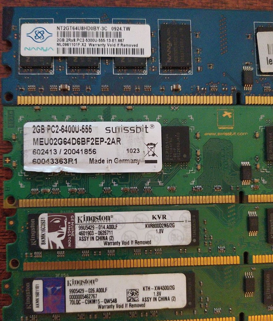 Оперативная память DDR2 2GB