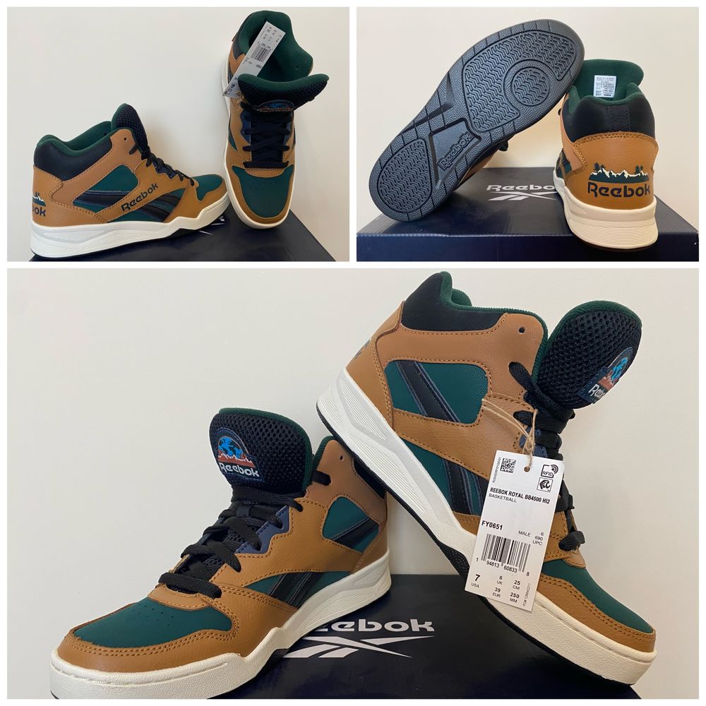 Мужские кроссовки хайтопы Reebok Royal BB4500 HI2 оригинал