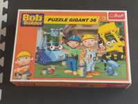 Puzzle gigant 36 elementów Bob budowniczy 3+ Trefl