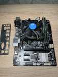 Zestaw plyta glówna +processor+ram+ chlodzenie+maskownica