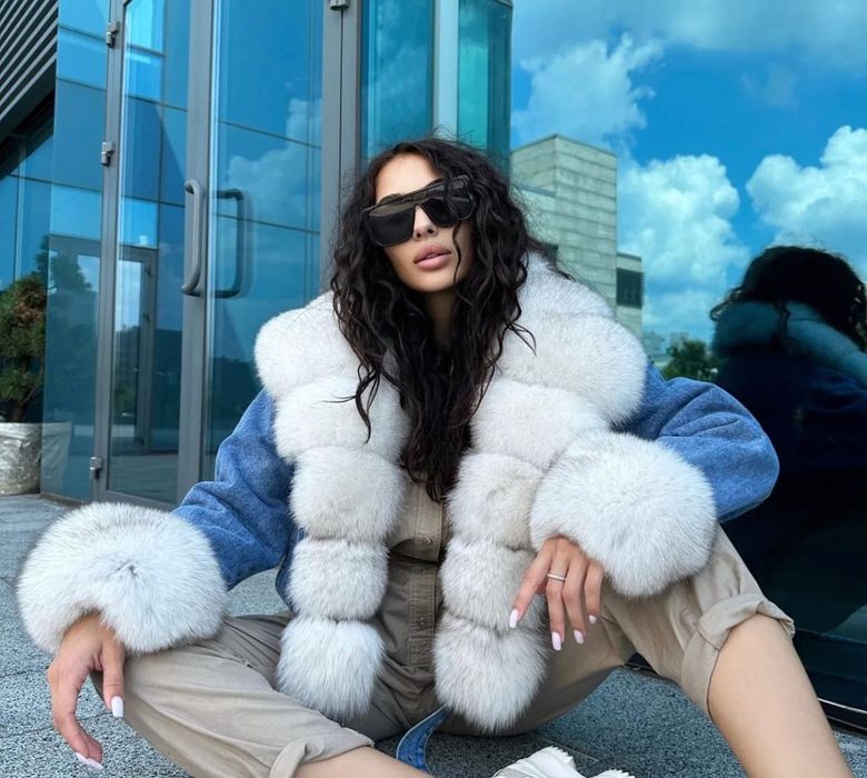 Парка песец короткая