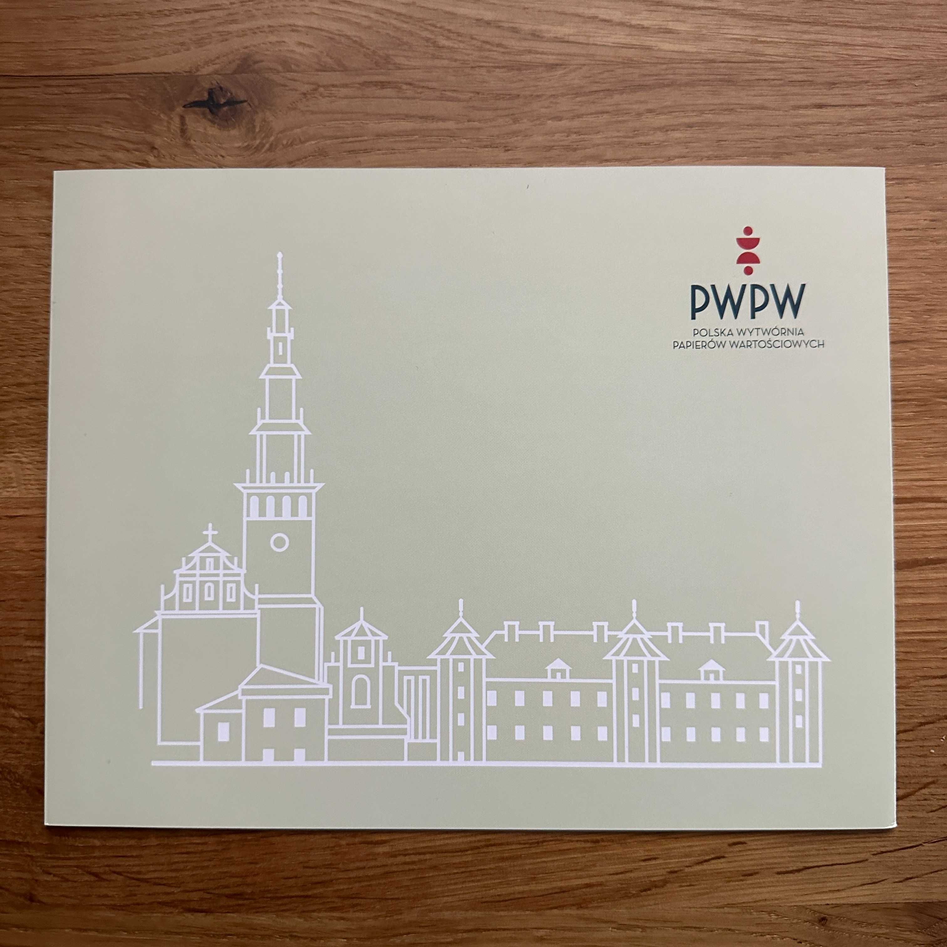 Folder premium Jan Paweł II PWPW 50zł najrzadszy