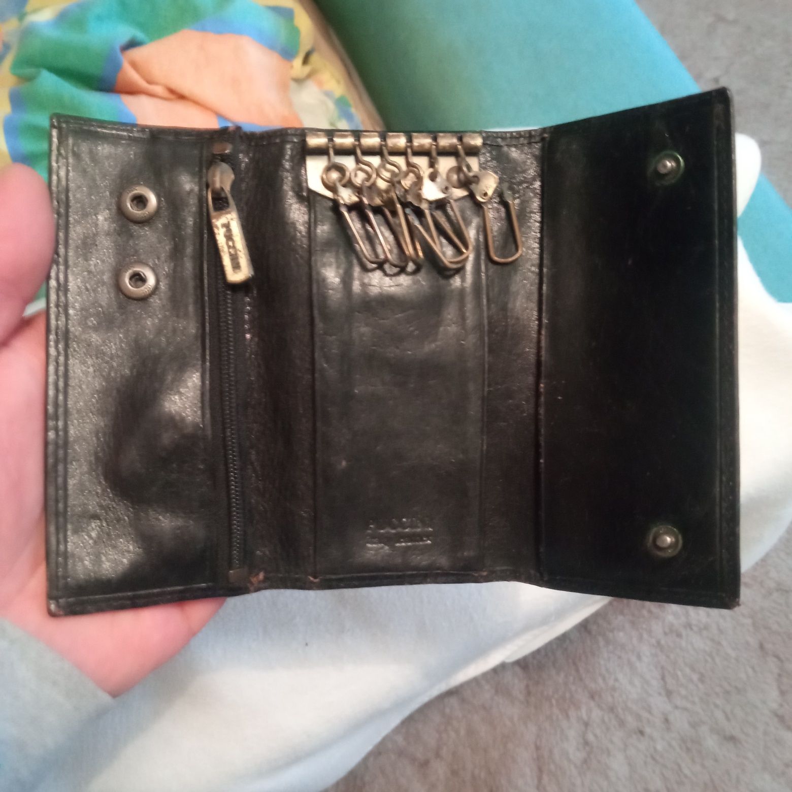 Puccini etui portfel na klucze ze skóry