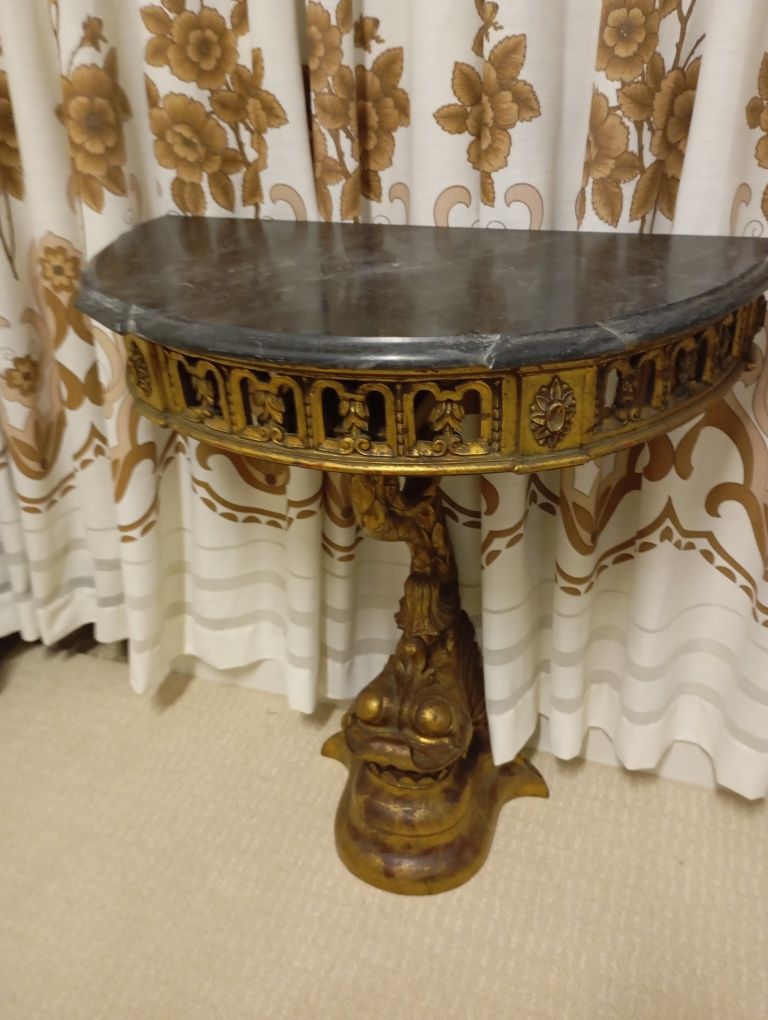 Mesa peixinho com mármore