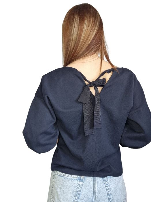 Granatowa bluzka Massimo Dutti rozmiar m 38