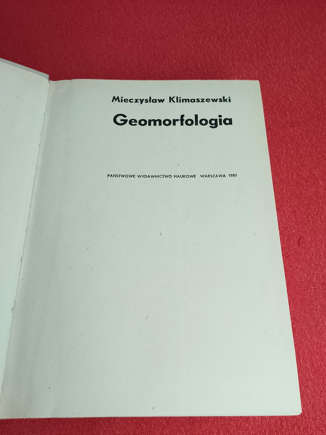 Geomorfologia M. Klimaszewski PWN 1981