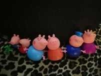 Peppa pig conjuntos familia e escola