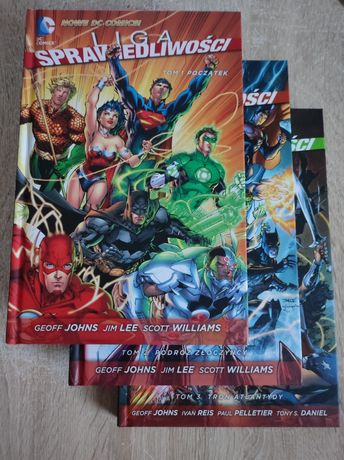 Nowe DC Komiks - Liga Sprawiedliwości tomy 1-3 (JAK NOWE)