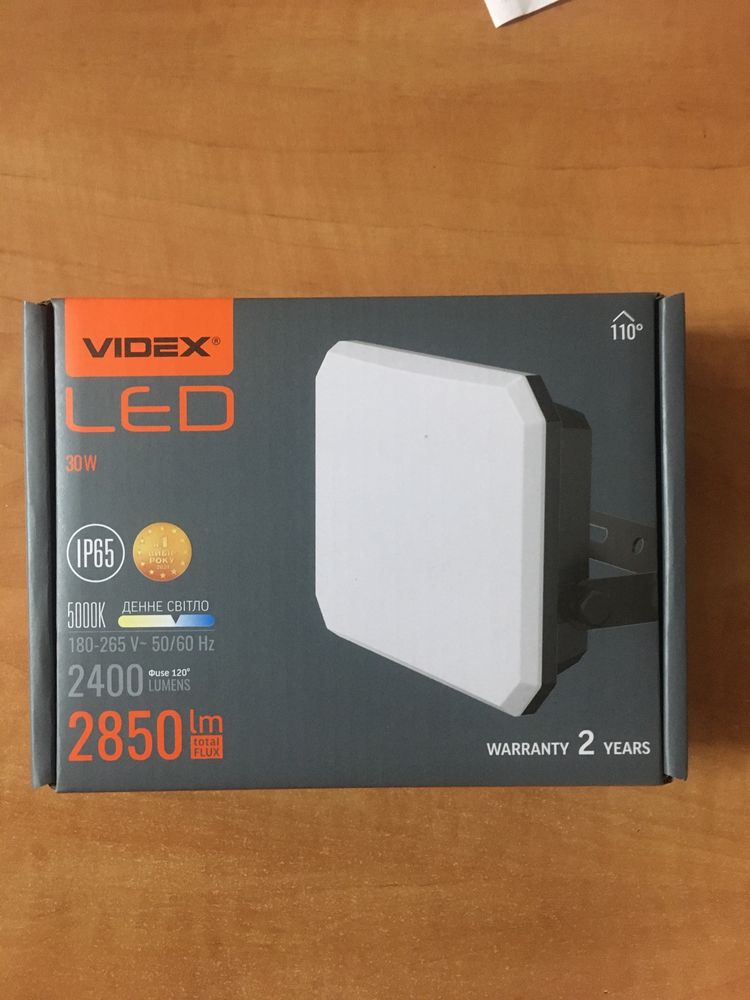 LED прожектор VIDEX F3 10w,20w,30w,50w,100w 5000K