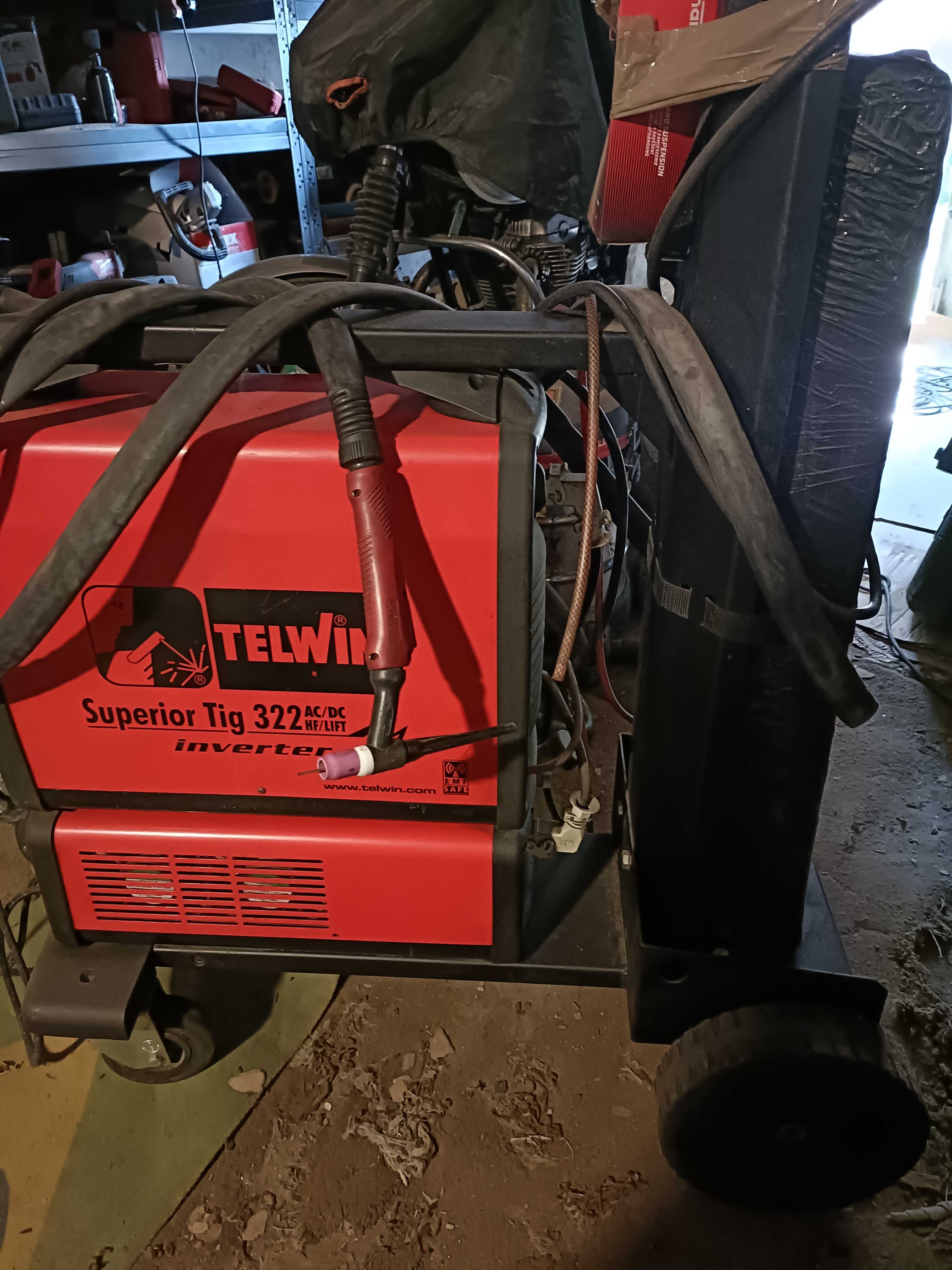 Superior TIG 322 Ac/Dc HF Lift Aqua TELWIN
