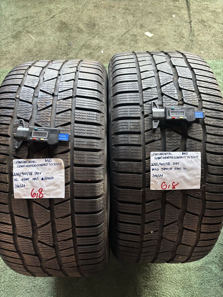 2x 255/40R18 99V Continental CONTIWINTERCONTACT TS830P opona zimowa